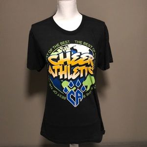 Adult medium cheer athletics shirt.